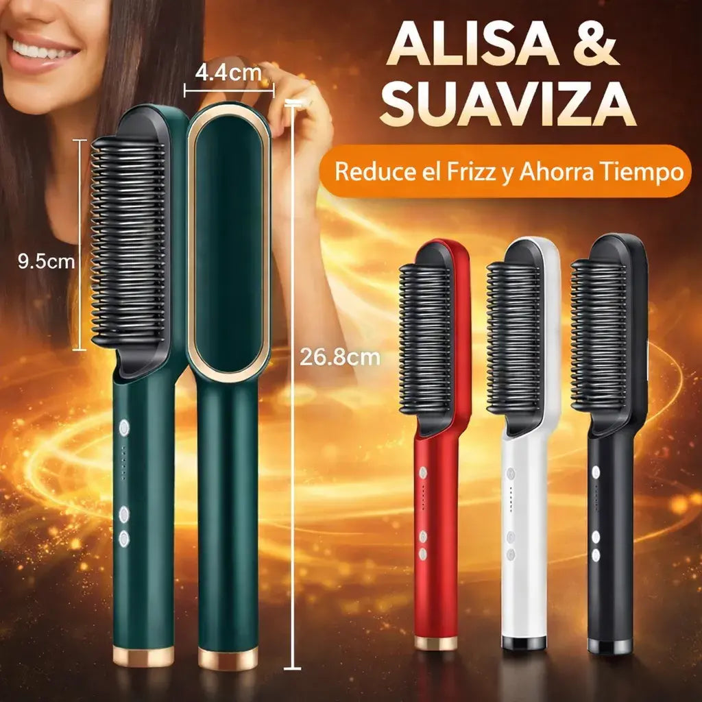Cepillo Alisador – Ideal para cabellos difíciles - 🎁 HOY 30% DCTO