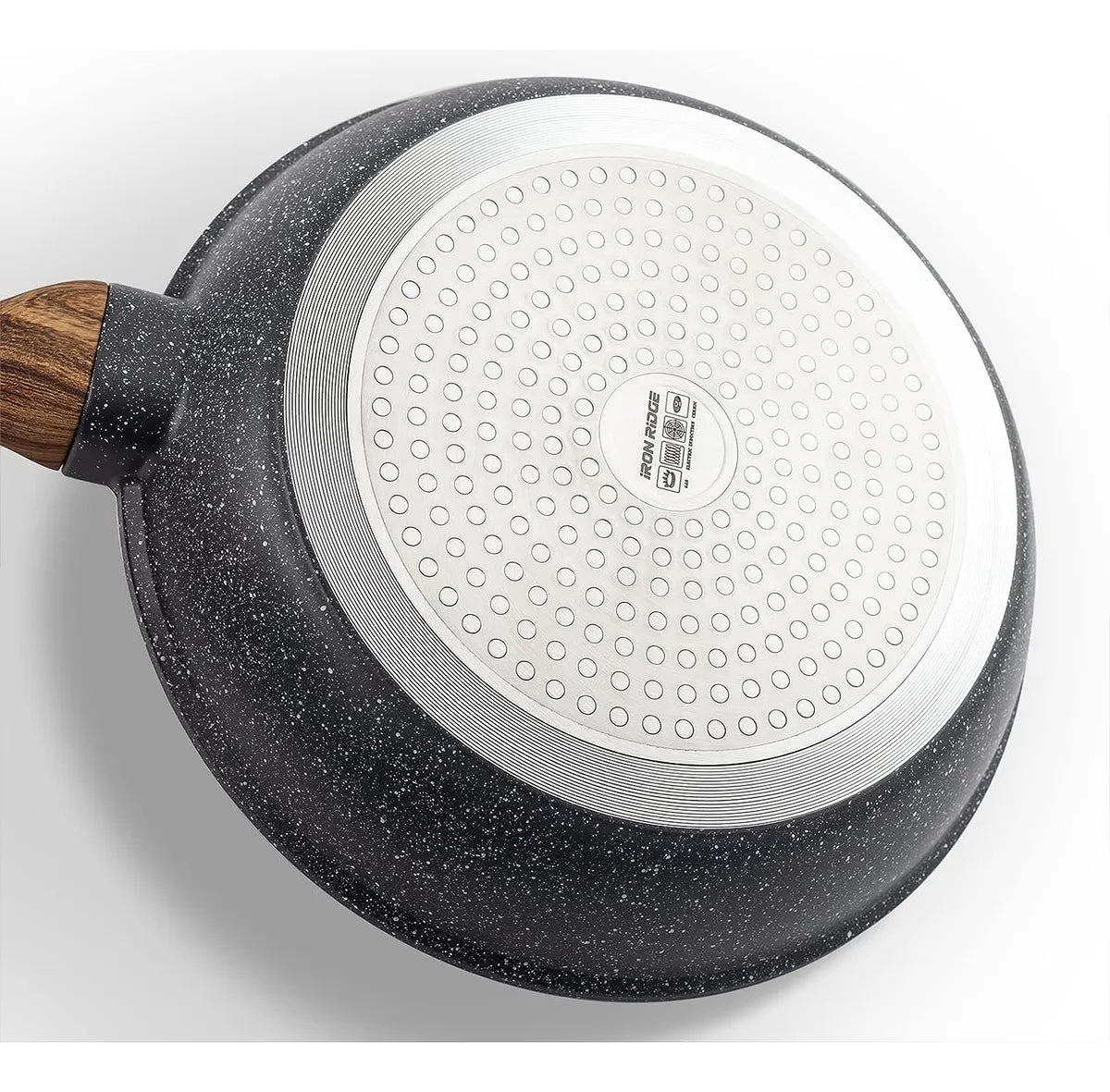 Sartén de lujo 28 cm con antiadherente alemán y mango ergonómico.