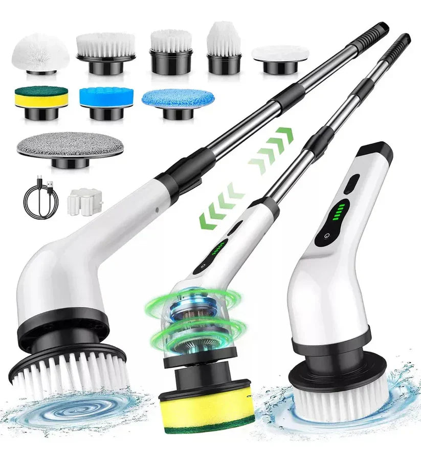 🌀 Momk™ UltraSpin Pro 9 en 1 — Cepillo Eléctrico con Potencia Turbo y 8 Cabezales