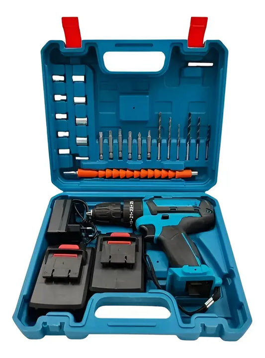🔧 Taladro Inalámbrico BOMDER Premium + 2 Baterías + Kit de 32 Accesorios