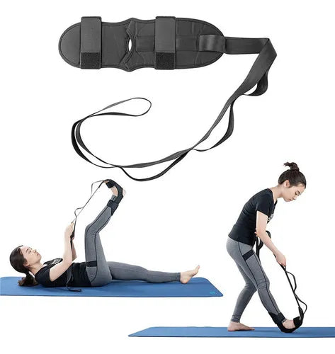 Banda de Estiramiento Power Flex con soporte ergonómico + Ebook virtual y video de estiramiento gratis