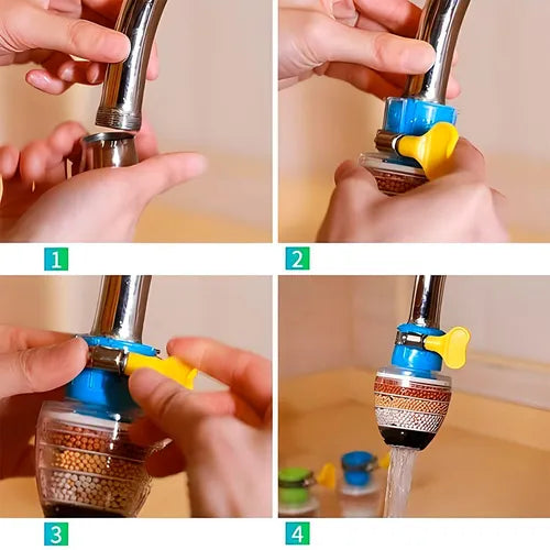 🚨 OFERTA: PURIFICADOR DE GRIFO CON FILTRO TURBO – AGUA PURA AL INSTANTE