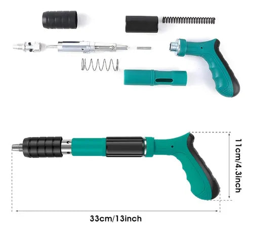 Pistola de Clavos Profesional de Impacto con Precisión + Kit de Protección y 50 Clavos Gratis🔥