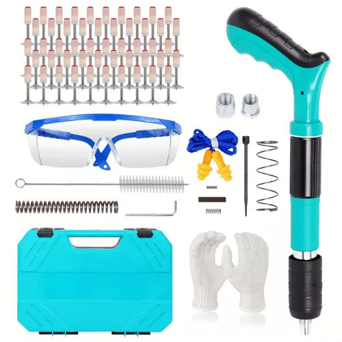 Pistola de Clavos Profesional de Impacto con Precisión + Kit de Protección y 50 Clavos Gratis🔥