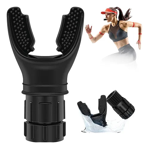 AirVita® Entrenador Respiratorio con Válvula Ajustable para Pulmones Más Fuertes incluye e-book virtual exclusivo