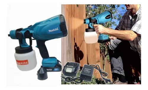 Pulverizador Makita original🔋Doble Batería 35V – Alta Presión y Acabado Impecable en Minutos