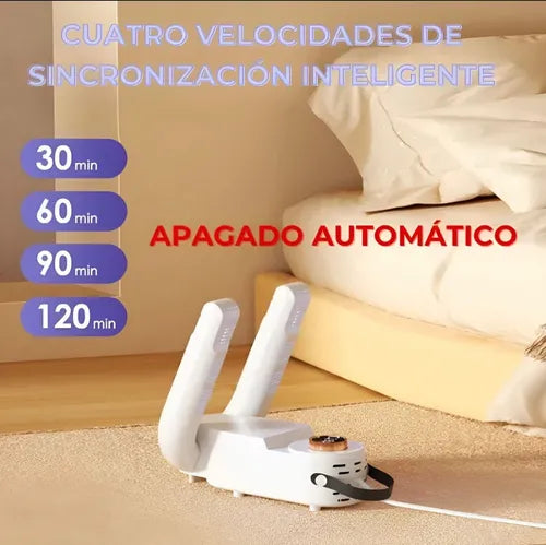 Secador de Zapatos Eléctrico DryMax con Calentador + Brazos Plegables + Diseño Compacto