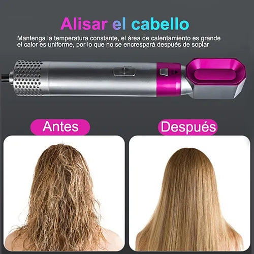 Cepillo Secador 5 en 1 Todo en Uno para Secado y Estilo Rápido – 🚨 35 % DCTO HOY