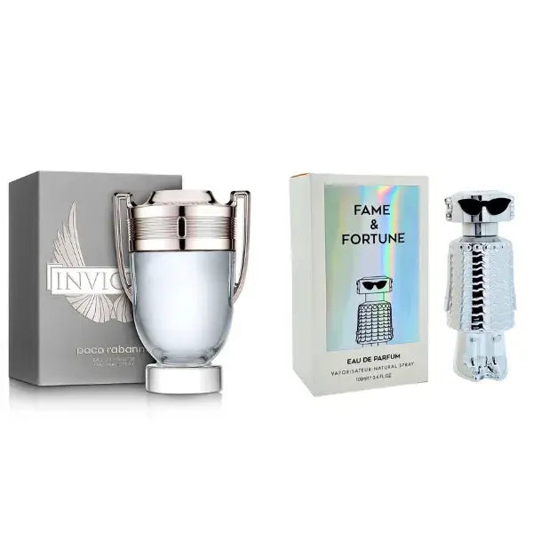 Set de Perfumes originales 2x1 Invictus + Fame & Fortune | Elegancia y poder en cada aroma