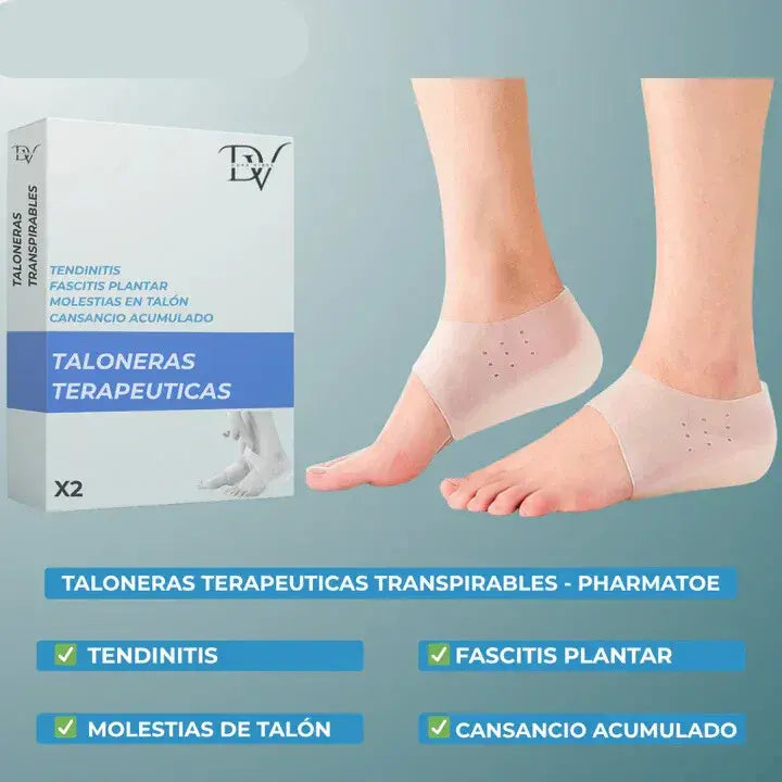 Taloneras terapéuticas transpirables - PharmaToe™