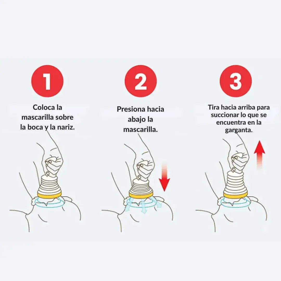 LifeSaver Air – Dispositivo antiatragantamiento profesional con succión médica y uso familiar