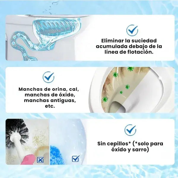 Caja de Tabletas limpiadoras de Inodoro (24 uds) + Limpieza Profunda + Aroma Duradero🔥