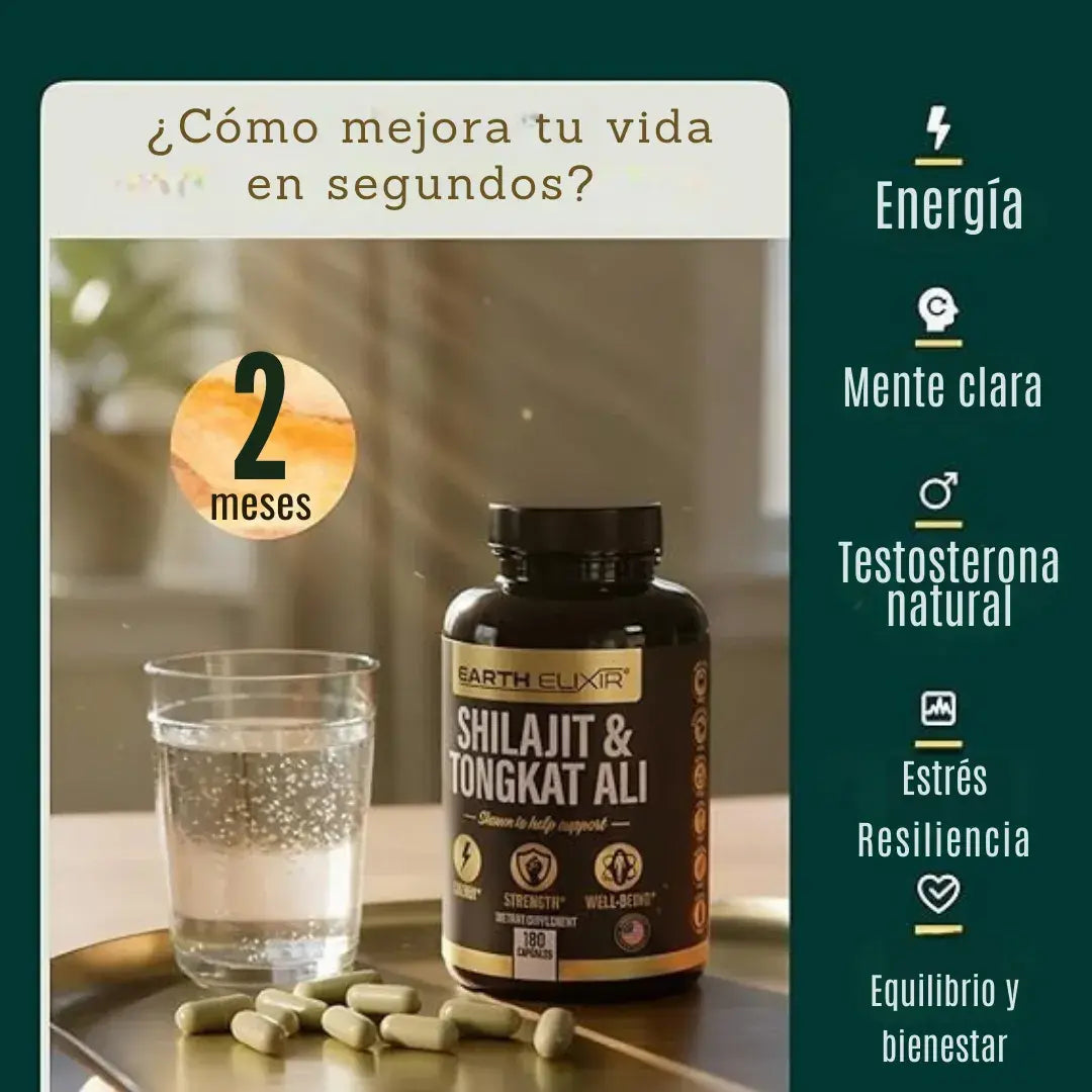 🎁Por la compra de Shilajit (120 cápsulas) llévate MACA Suplemento Alimenticio GRATIS