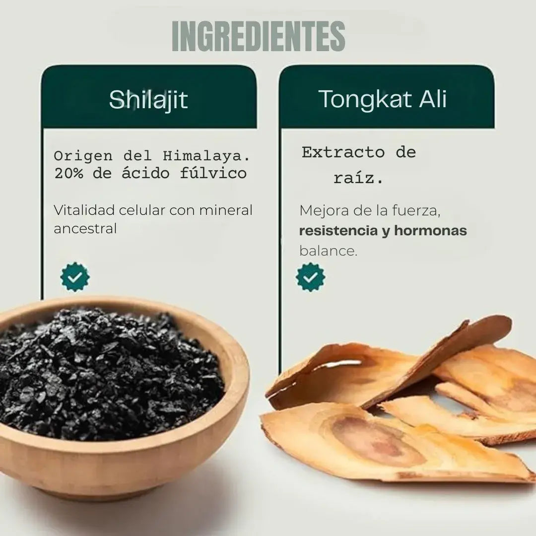 🎁Por la compra de Shilajit (120 cápsulas) llévate MACA Suplemento Alimenticio GRATIS