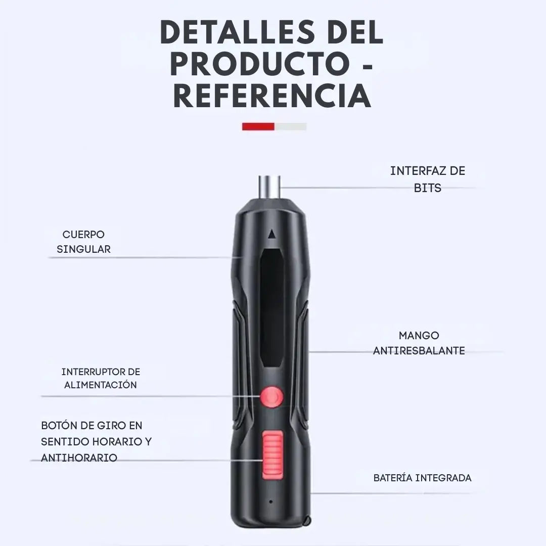 Destornillador eléctrico inalámbrico de precisión + masajeador eléctrico de regalo🎁