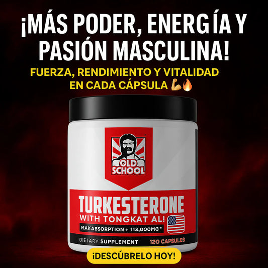 Turkesterona Premium para Fuerza y Rendimiento | 120 Cápsulas💪