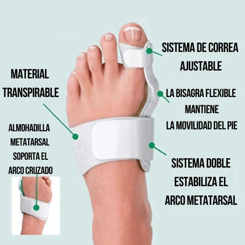 🚨 ¡NUEVO! CORRECTOR AJUSTABLE PARA JUANETES – ADIÓS AL DOLOR 👣