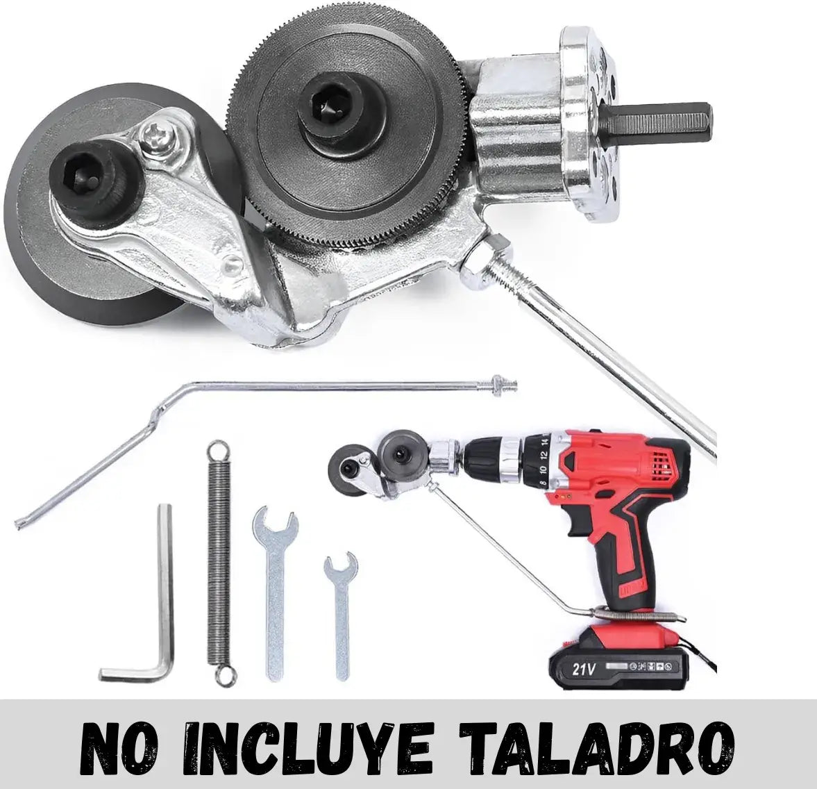 Cortador de Lámina Premium para Taladro + Precisión y Corte Rápido en Metal.