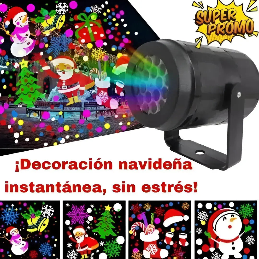 🎄✨ Proyector Navideño Mágico – Llena tu hogar de luces y alegría en segundos ✨🎅