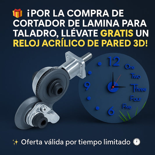 Cortador de Metal de Alta Precisión para Taladro + Obsequio Exclusivo🎁