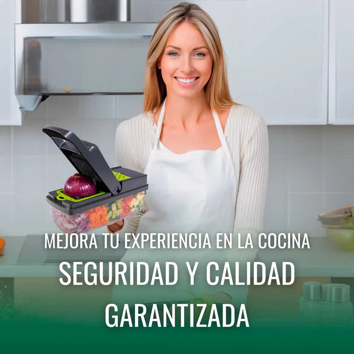 🚨LANZAMIENTO PREMIUM - CORTADOR DE VERDURAS 13 EN 1 | SEGURO Y VERSÁTIL🔪