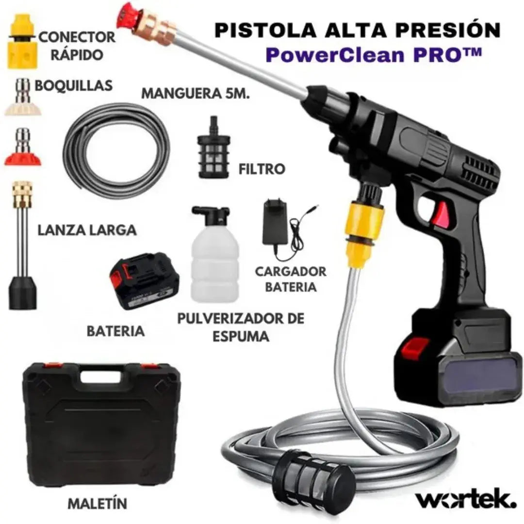PowerClean™ Hidrolavadora de Alta Presión Inalámbrica + Kit 💼