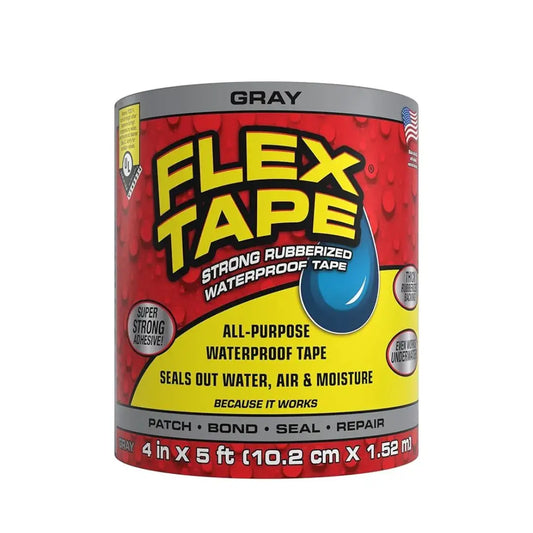 Cinta Impermeable Flex Tape + Súper Adherencia Instantánea + Repara Fugas en Segundos