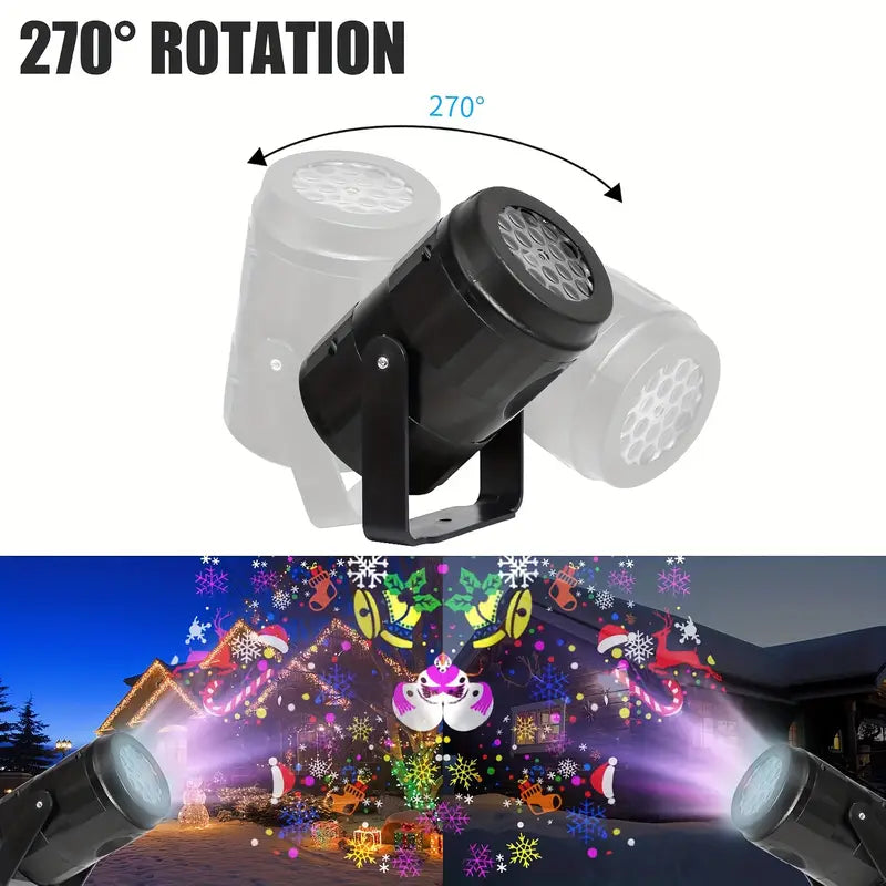 🎄✨ Proyector Navideño Mágico – Llena tu hogar de luces y alegría en segundos ✨🎅