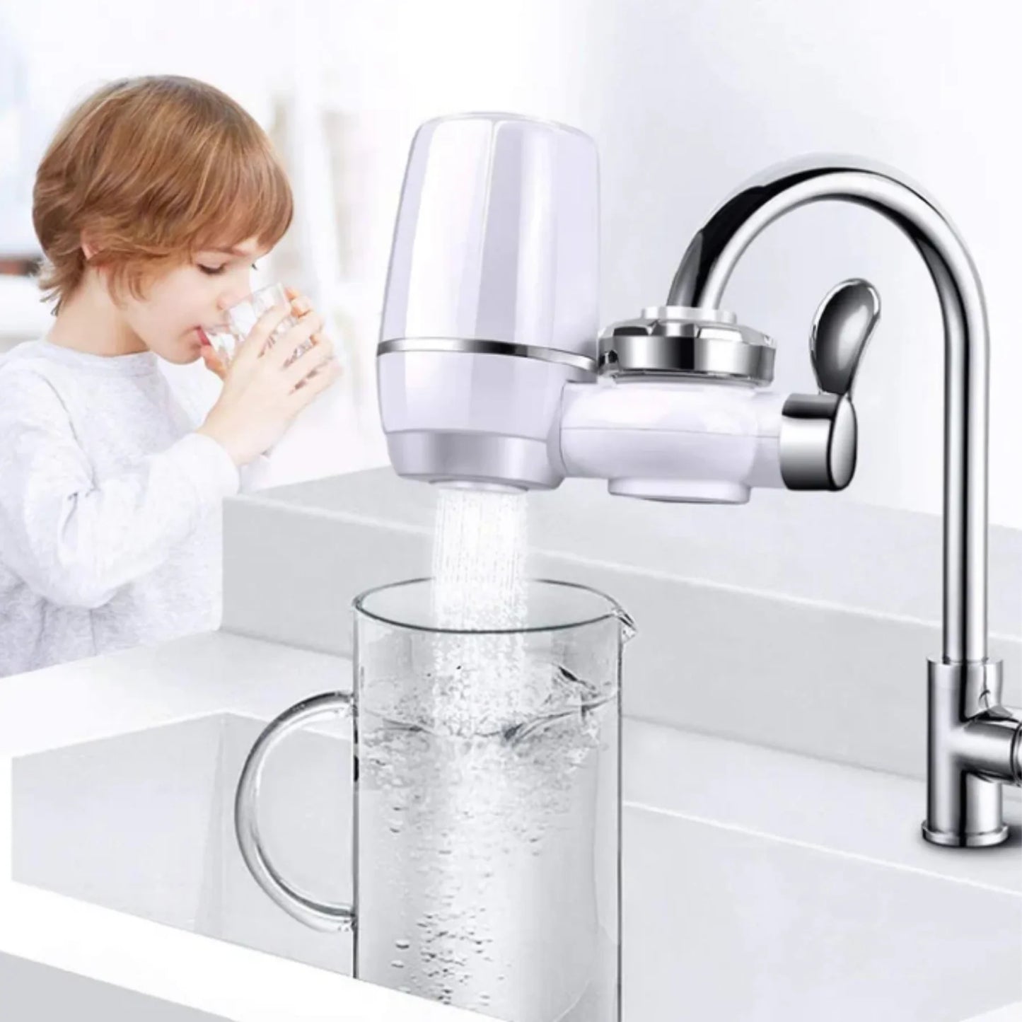 💧Filtro Purificador de Agua para Grifo con filtración avanzada en casa