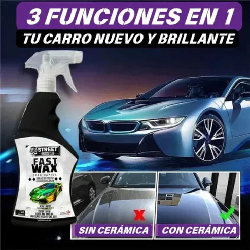 Porcelanizador premium FAST WAX alemán 600ml + brillo espejo duradero + protección avanzada