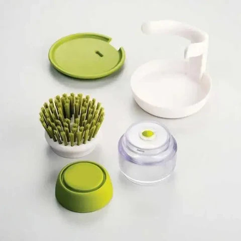 Cepillo 3 en 1 de cocina premium con dispensador + envío gratis