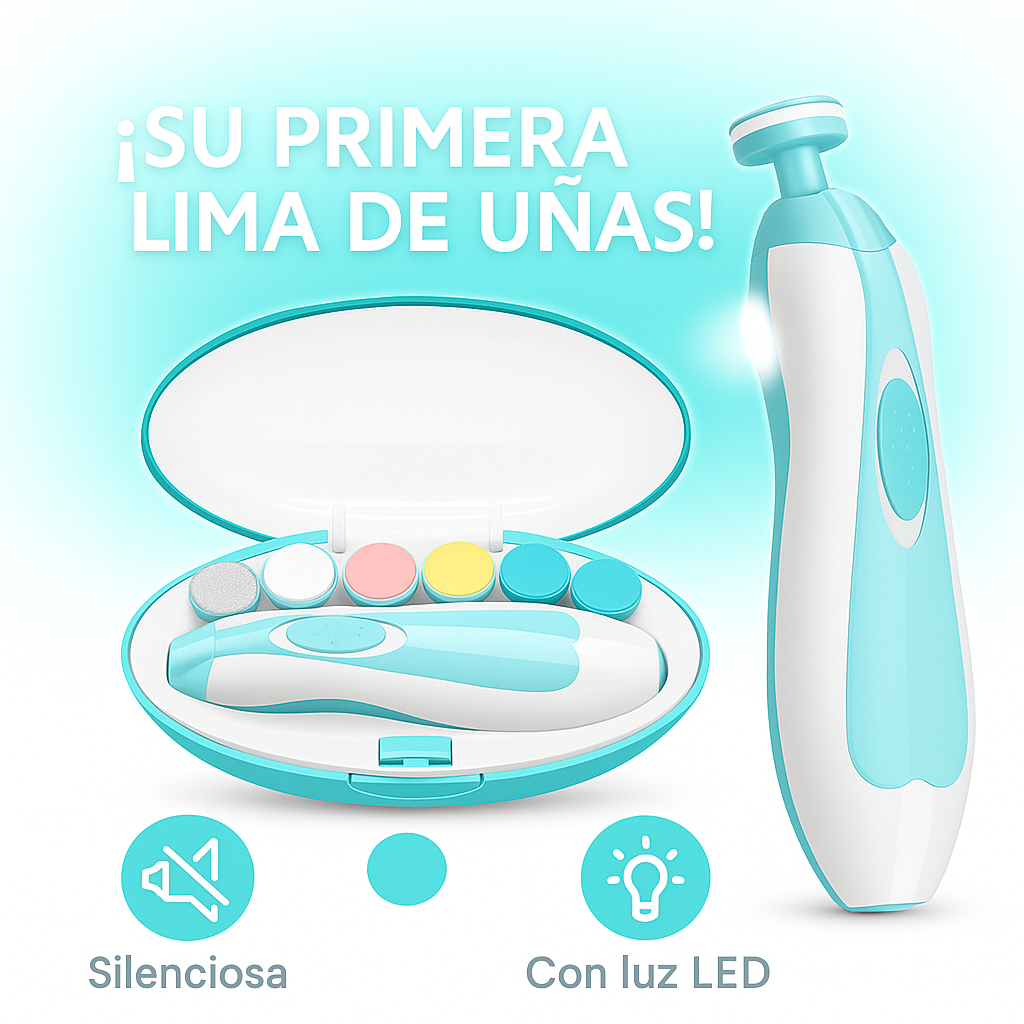 ✨Lima Eléctrica para Uñas de Bebé – Suavidad, Seguridad y Cuidado 💅👶