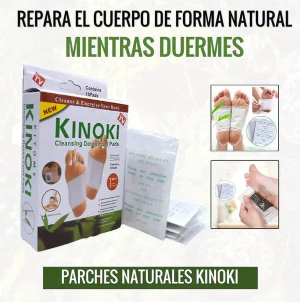 Parches Kinoki™ Detox – Desintoxicá tu Cuerpo Desde la Primera Noche
