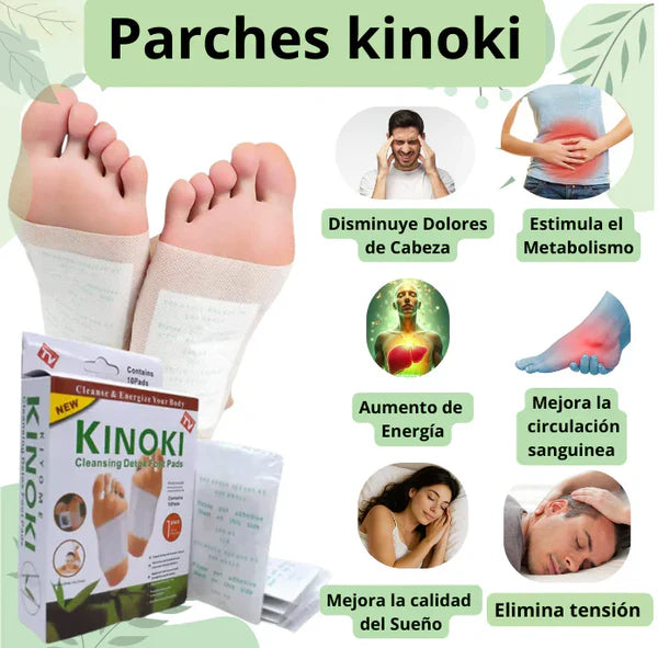 Parches Kinoki™ Detox – Desintoxicá tu Cuerpo Desde la Primera Noche
