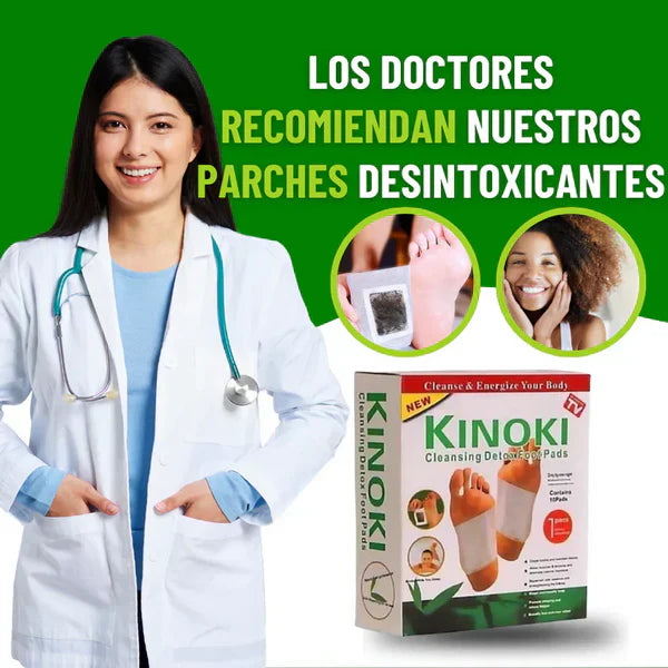 Parches Kinoki™ Detox – Desintoxicá tu Cuerpo Desde la Primera Noche