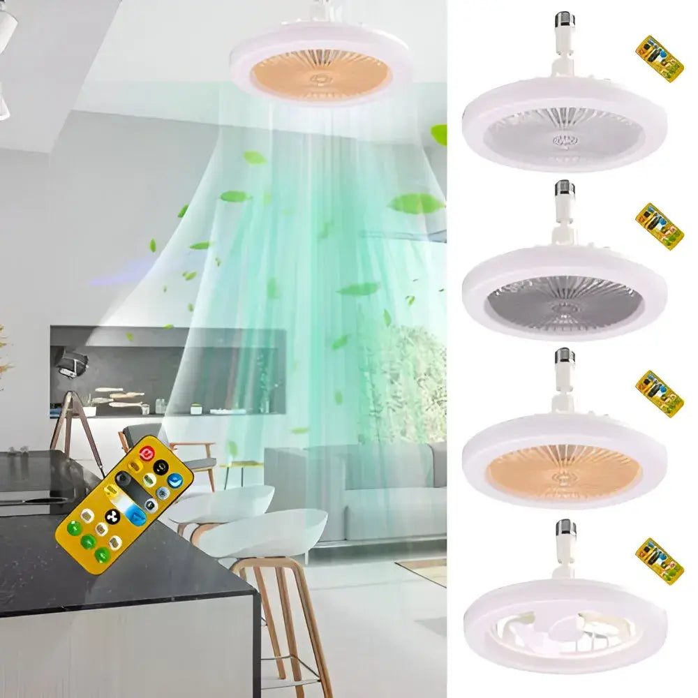 Ventilador de Techo Turbo LED® 3 en 1 | Ultra Potente, Silencioso y Aromatizante