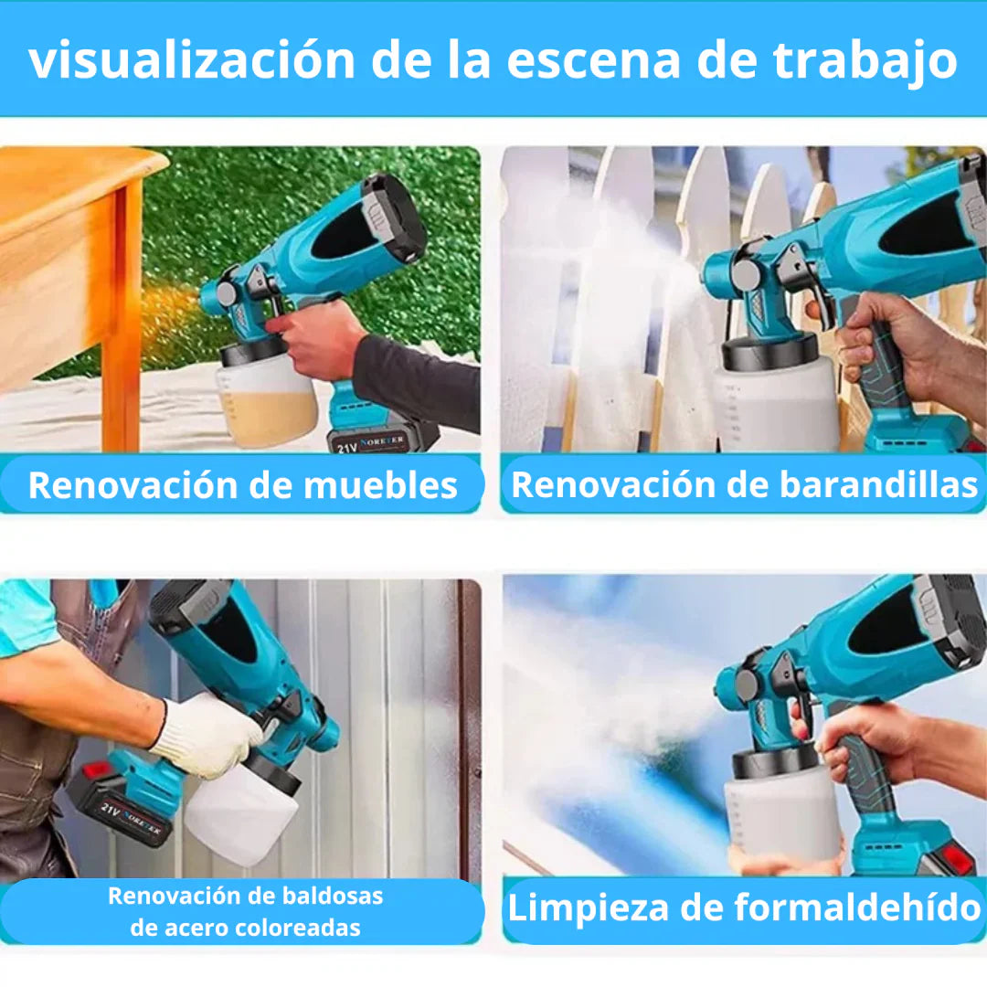 Pulverizador Makita original🔋Doble Batería 35V – Alta Presión y Acabado Impecable en Minutos